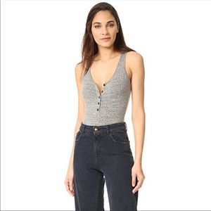 Madewell Henley bodysuit, size XS